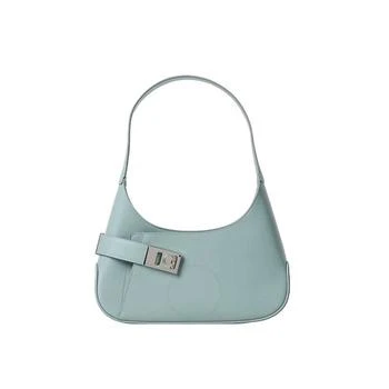 Salvatore Ferragamo | Archive Calfskin Leather Hobo Shoulder Bag in Green
