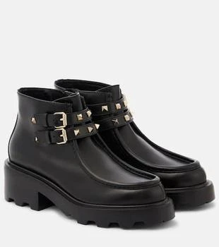 Valentino | Rockstud leather ankle boots
