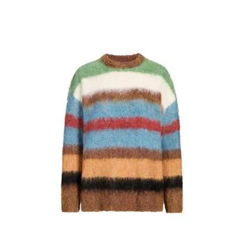 Striped knit sweater