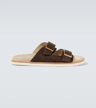 Brunello Cucinelli | Suede slides