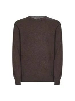 Brunello Cucinelli | Brunello Cucinelli Long Sleeved Ribbed Hem Sweater