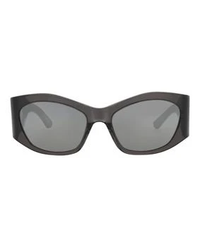 Square-Frame Recycled Acetate Sunglasses