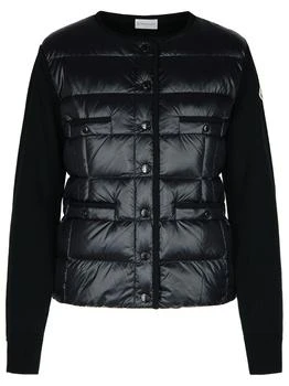 Moncler | Moncler Logo Patch Quilted Padded Cardigan