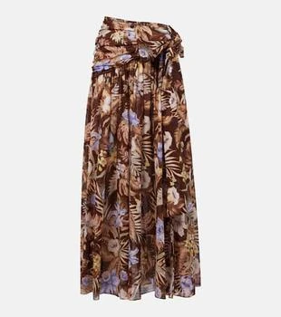 Zimmermann | Coco floral cotton maxi skirt