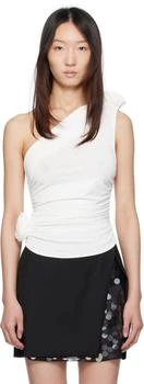 Magda Butrym | White One-Shoulder Top
