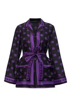 Dolce & Gabbana | Silk shirt with belt