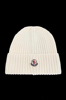 Moncler Enfant Logo Patch Knitted Beanie
