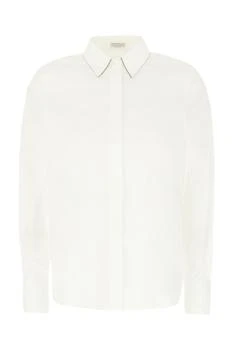 Brunello Cucinelli | Brunello Cucinelli Monili Chain Detailed Long-Sleeved Shirt
