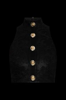 Balmain | Balmain Baroque Patterned Sleeveless Top