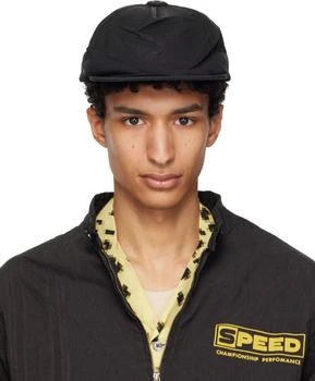 MAISON MARGIELA | Black Coated Cotton Cap