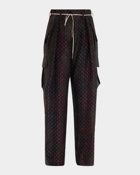 Dries Van Noten | Polk Multi-Print Silk Straight-Leg Cargo Pants