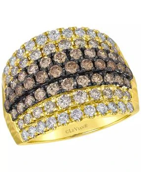 Le Vian | Chocolate Ombre Diamond (1.63 ct. t.w.) and Vanilla Diamond (0.56 ct. t.w.) Ring in 14k Honey Gold