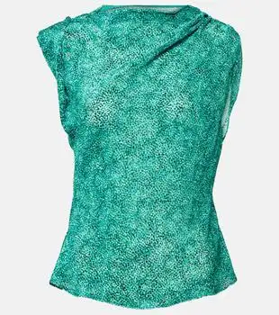Isabel Marant | Samia silk-blend top