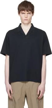 Black Metron S/S Polo