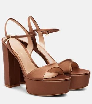 Gianvito Rossi | Satin crêpe platform sandals