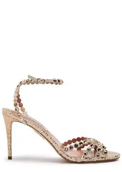 Tequila 85 crystal-embellished suede sandals