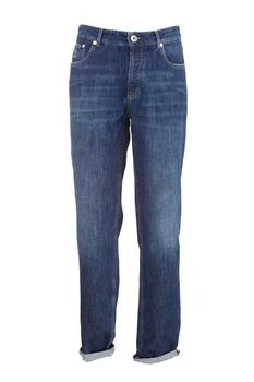 Brunello Cucinelli | Brunello Cucinelli Mid-Rise Tapered Leg Jeans
