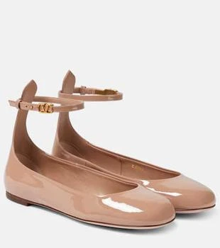 Valentino | Tan-Go patent leather ballet flats