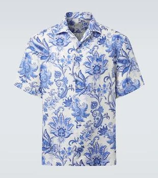 ETRO | Paisley linen bowling shirt