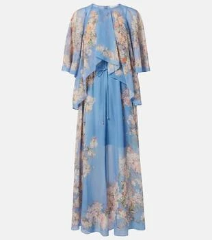 Zimmermann | Cascadian cotton and silk georgette maxi dress