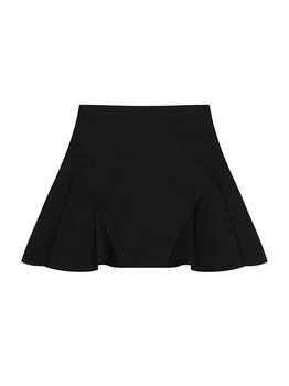 Givenchy | Ruffled Mini Skirt in Wool