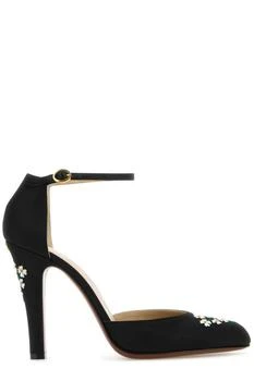 Valentino | Valentino Dolly Floral Embroidered Pumps