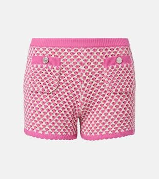 Versace | Crochet cotton-blend shorts