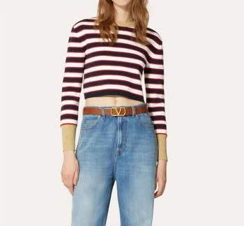 Valentino | Valentino - Cotton Knitwear With Embellishments