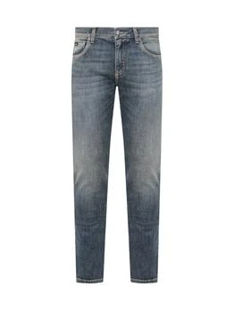 Dolce & Gabbana | Dolce & Gabbana Logo Plaque Skinny Jeans