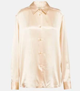 Khaite | Argo silk charmeuse blouse