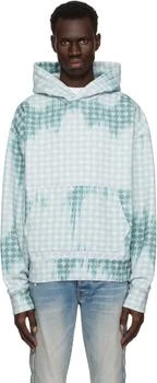 AMIRI | Blue MA Quad Bleached Hoodie