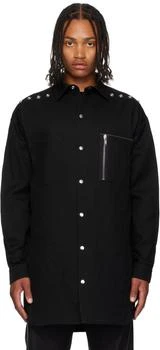 Rick Owens | Black Concordians Oversized Shirt