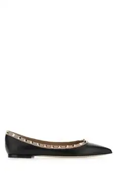 Valentino | Valentino Garavani Rockstud Pointed Toe Flat Shoes