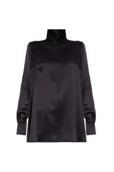 Dolce & Gabbana | Dolce & Gabbana High Neck Satin Blouse