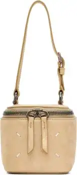 MAISON MARGIELA | Gold Leather Mini Box Bag