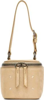 MAISON MARGIELA | Gold Leather Mini Box Bag