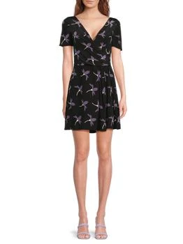Valentino | Silk Floral Wrap Minidress