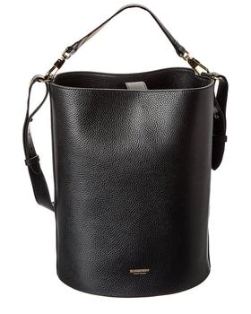 Burberry | Logo Medium Leather Bucket Bag