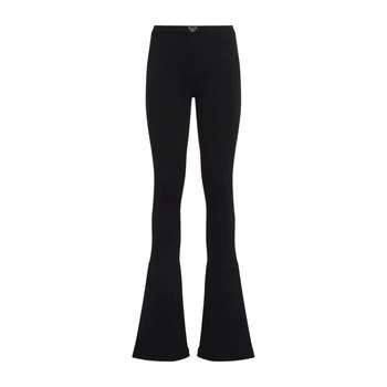 Prada | Prada Low-Rise Ribbed-Knit Trousers