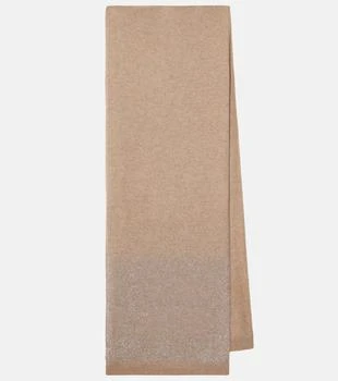 Max Mara | Bari rhimestone-embellished cashmere scarf