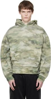AMIRI | Green Bones Oversized Hoodie