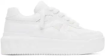 Valentino | White One Stud XL Nappa Leather Sneakers
