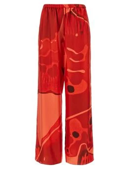 Salvatore Ferragamo | Ferragamo Summer Printed Wide-Leg Pants