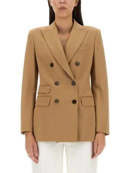Max Mara | Max Mara Double-Breasted Long-Sleeved Blazer