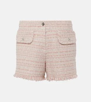 Versace | Fringed tweed shorts