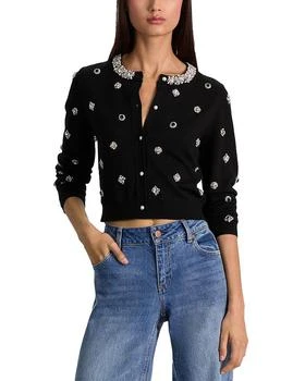 Alice + Olivia Dollie Embellished Cardigan Sweater