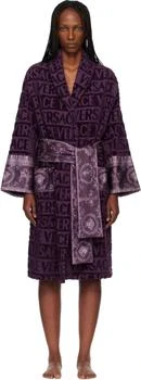 Versace | Purple 'I Heart Baroque' Bathrobe