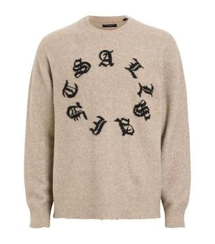 Wool-Blend Scripture Sweater