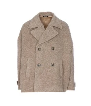 Dolce & Gabbana | Dolce & Gabbana Double-Breasted Vintage-Look Pea Coat