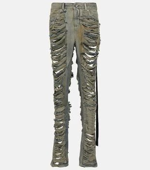 Rick Owens | DRKSHDW distressed low-rise jeans